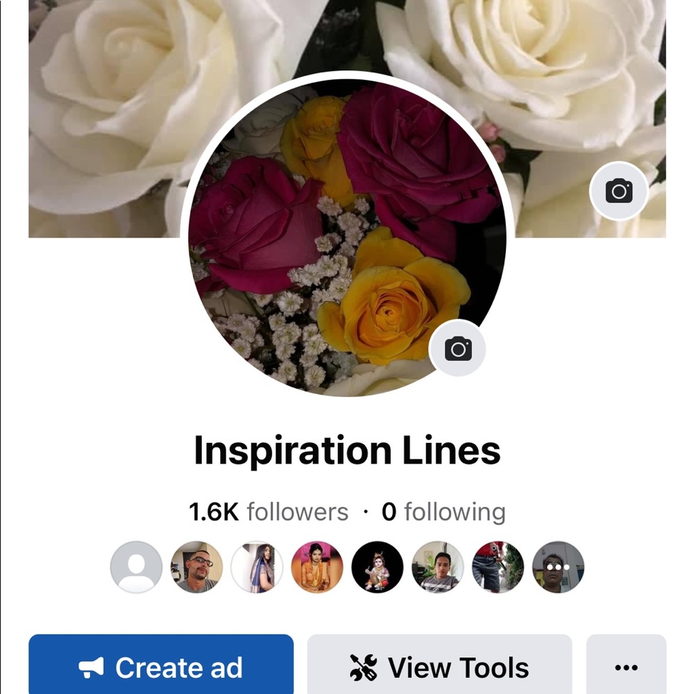 I’d love my followers to go check out my page on Facebook